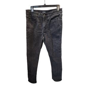 Express Skinny Black Jeans 30x30